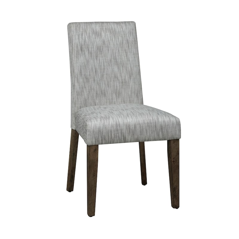 Horizons Rustic Caramel with Sawmark Distressing Uph Side Chair (Set of 2)