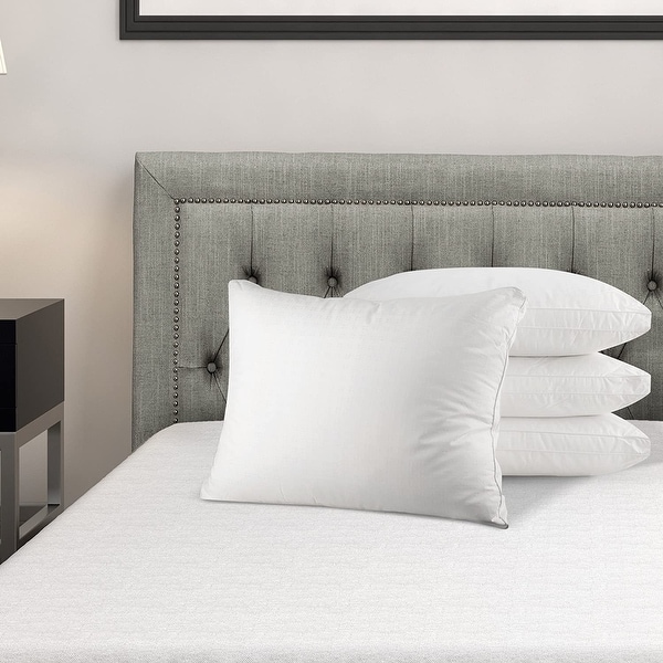 MAXI Down Alternative Pillow 100 Cotton Fabric Bed Pillow with