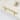 Brizza 6-5/16 in 160 mm Brushed Solid Gold Cabinet Handle Drawer Pull