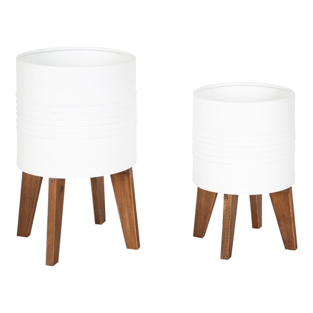 Kate and Laurel Gavri Tabletop Planter Set - 2 Piece