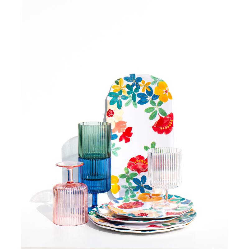 Abode Homewares by TarHong Mesa Stacking Goblet, 15 oz. Set of 6