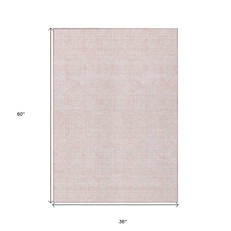 HomeRoots Geometric Transitional Rectangle Outdoor Rug
