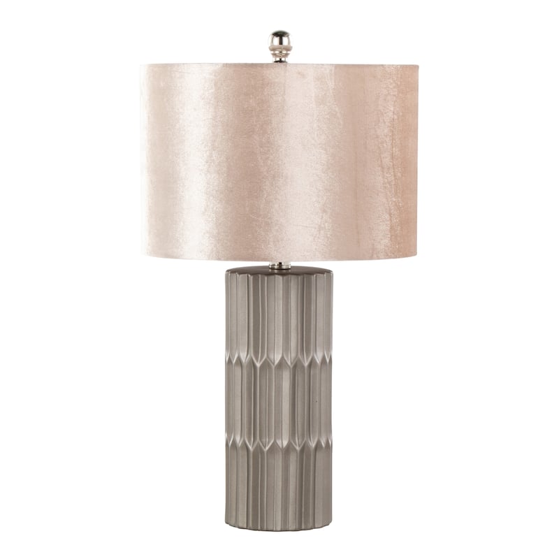 Silver Orchid Randolf 22" Ceramic Table Lamp