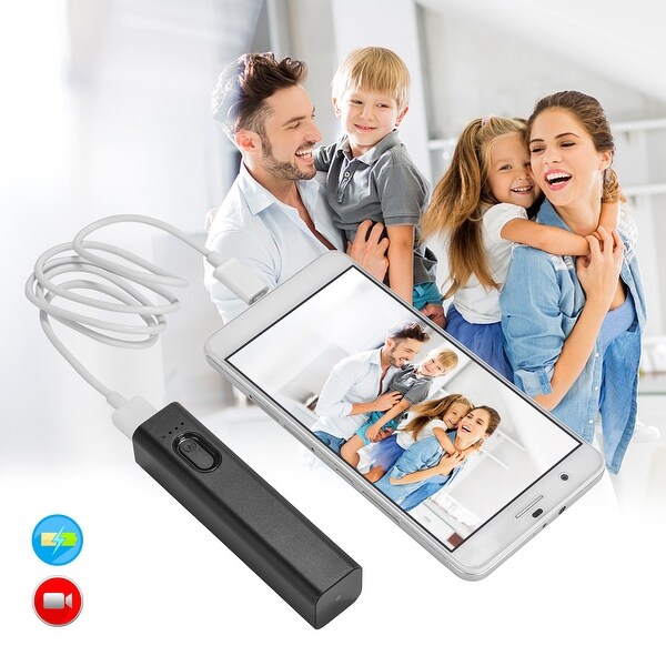 Mini 1080P HD Hidden Spy Camera 2000mAh Power Bank Video Audio Recorder SD//TF