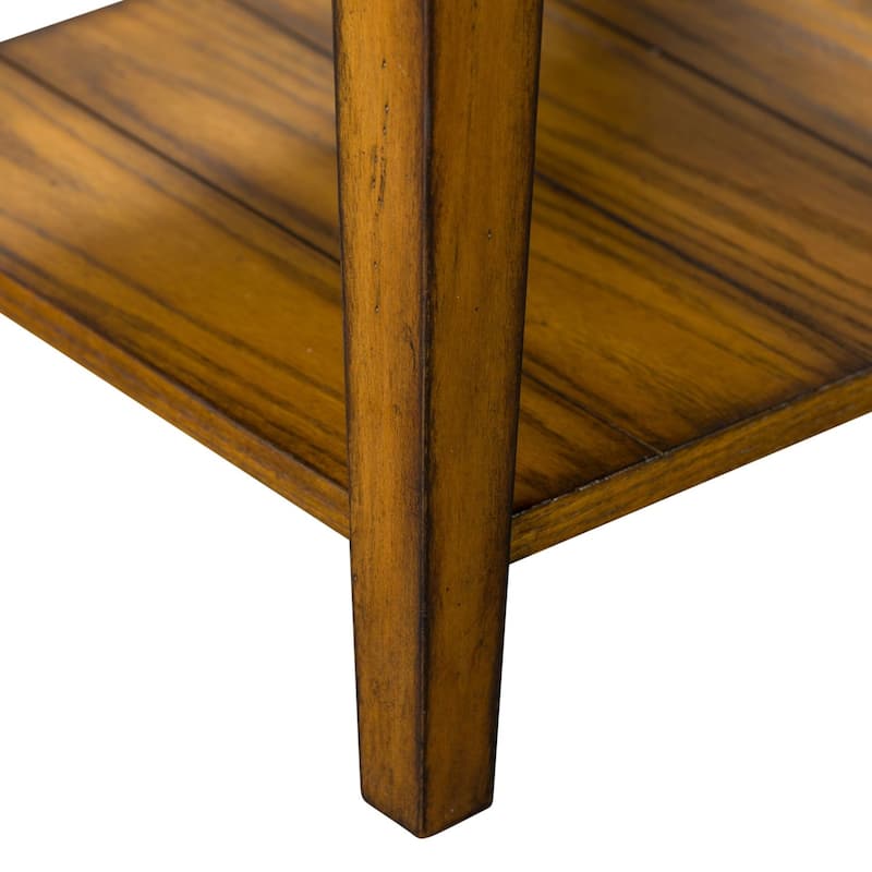 Lake House Oak Chair Side Table