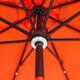 Ainfox 10ft Patio Umbrella with Lights Outdoor Solar Umbrella
