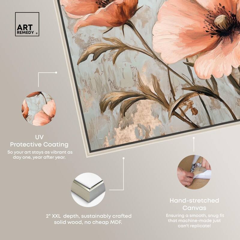 Artistic Blooms Canvas by Art Remedy