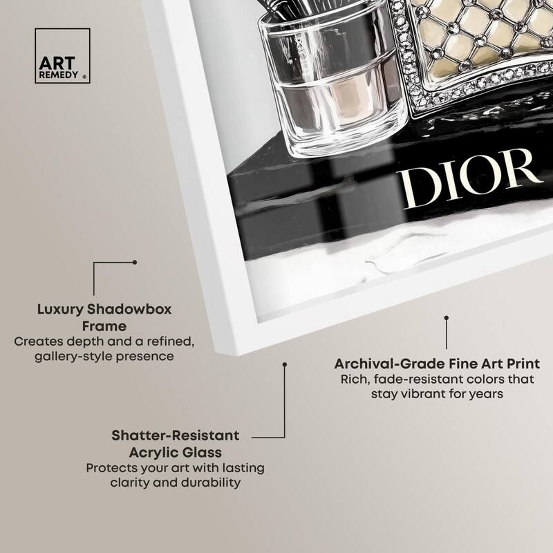 Classy Ink Glam Setup Shadowbox by Art Remedy