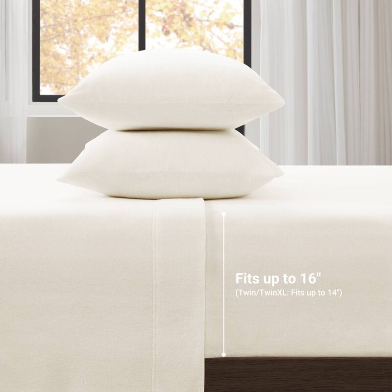Madison Park Micro Fleece Bed Sheet Set