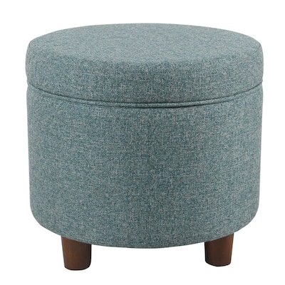 Porch & Den Parkchester Round Storage Ottoman