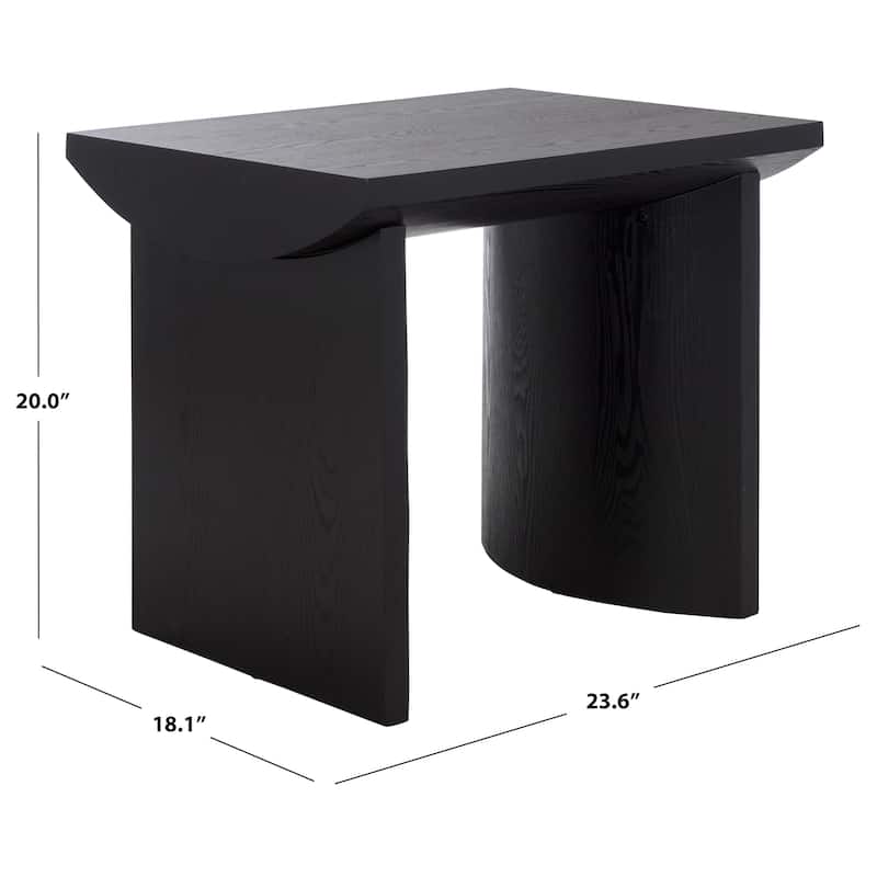 SAFAVIEH Home Bara End Table - 24"W x 18"D x 20"H