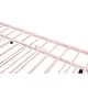 preview thumbnail 26 of 53, Metal House Bed with Twin Size Trundle, Twin Size House-Shaped Bed Steel Slat Support Easy Assembly for Kids Teens Boys & Girls