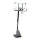 preview thumbnail 1 of 13, 7.5—10ft Outdoor Height Adjustable Basketball Hoop with Stable Base and Wheels - 44''×28''×120'' Black