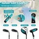 preview thumbnail 19 of 25, Junior Complete Golf Club Set for Kids with Rain Hood Right Hand Children Golf - 8.5" x 5.5"