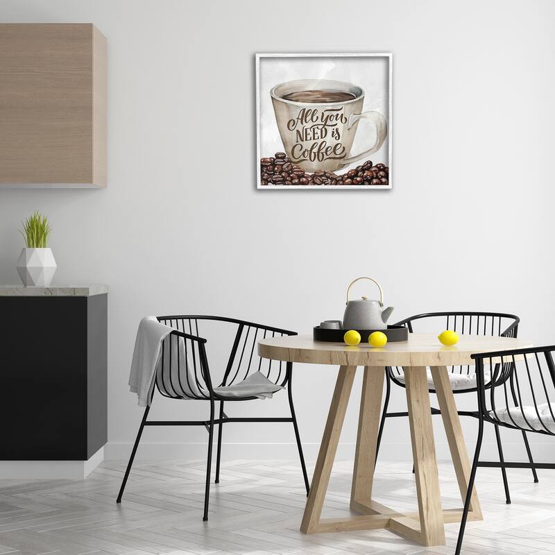 Stupell All You Need Morning Coffee Framed Giclee Art Design By Kim Allen