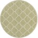 preview thumbnail 39 of 68, Hand-Tufted Amy Tone-on-Tone Lattice Wool Rug 7'9" Round - Grass Green