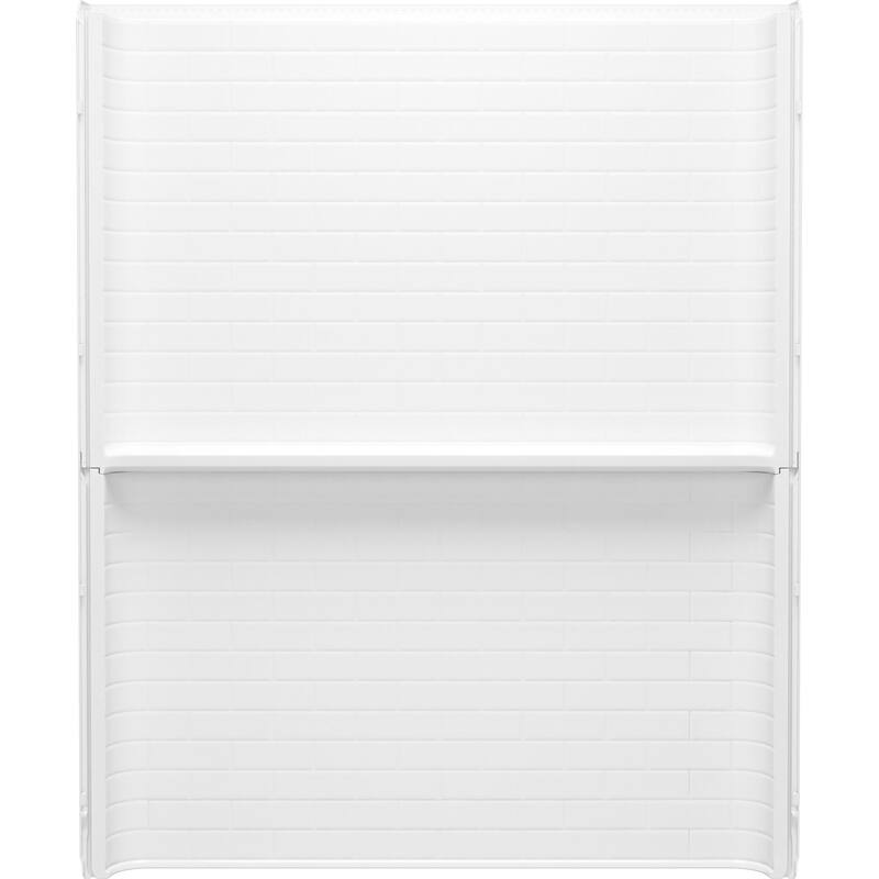 Sterling 72532100 Traverse 60" X 72-1/4" Shower Back Wall - White