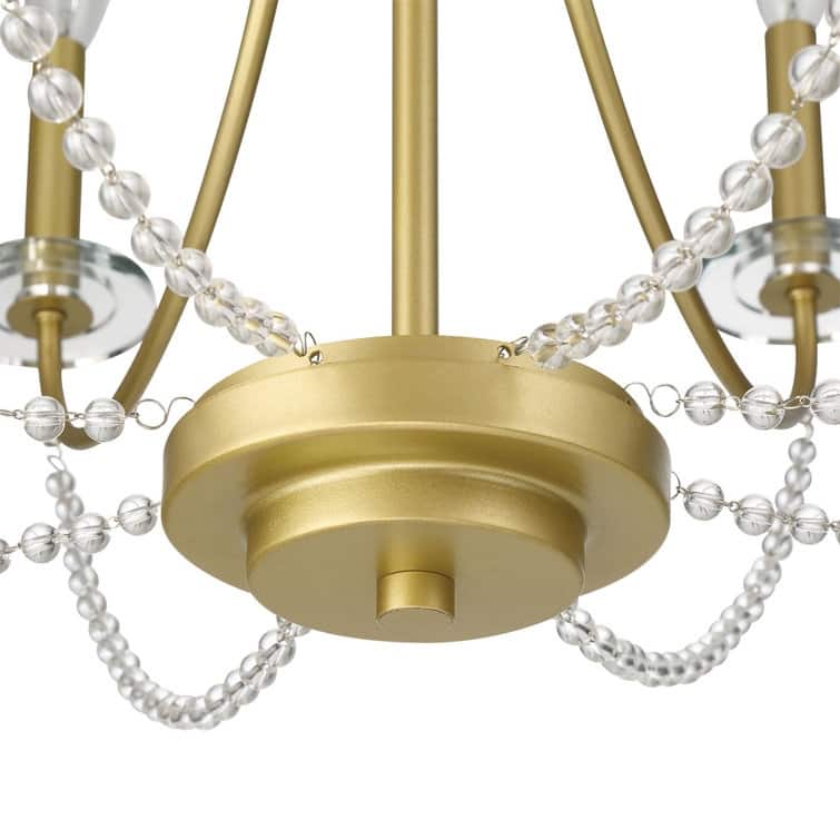 Acroma 12 Lights Dimmable Modern Gold Chandelier - N/A