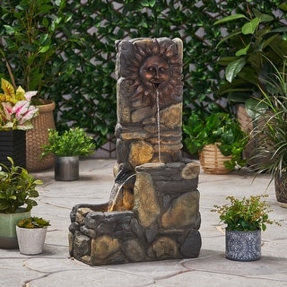 Aza Outdoor Tier Sun Fountain Outdoor 2 by Christopher Knight Home