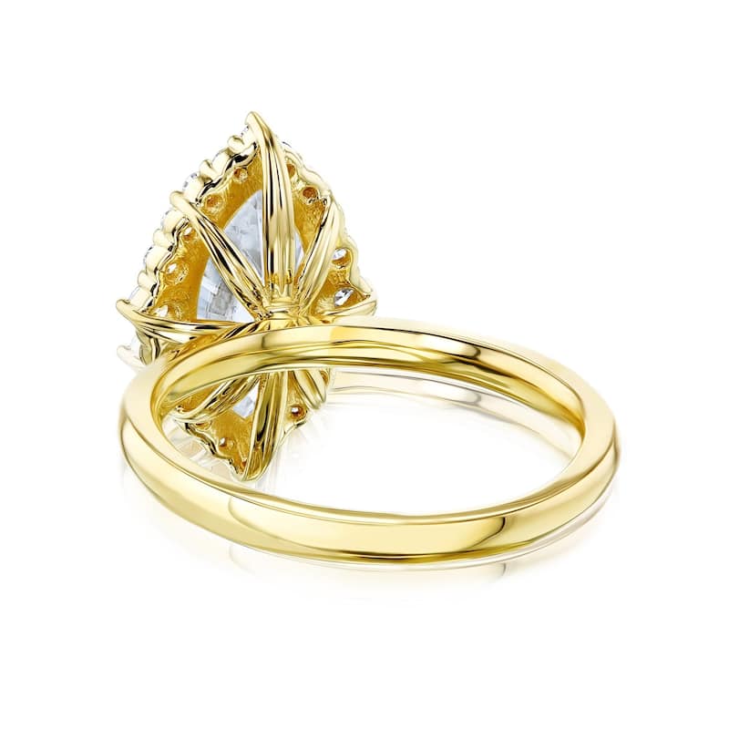Annello by Kobelli 14k Gold Forever One Margaux Engagement Ring (DEF/VS, DEF/VS)