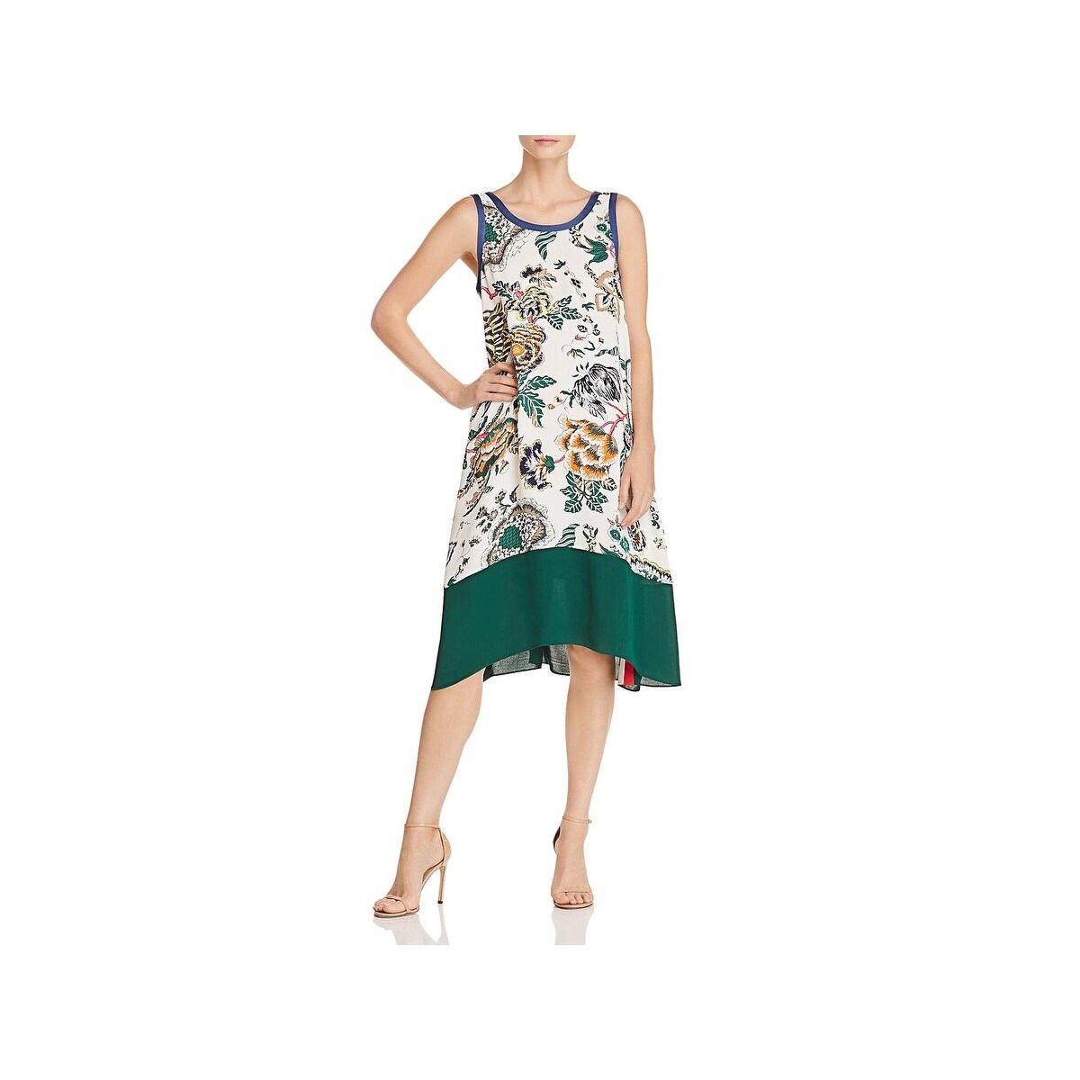 tory burch printed shift dress