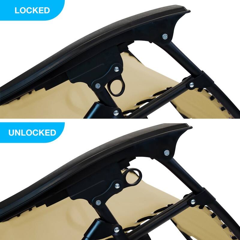 SunRay 1pc Oversized Zero Gravity Chair Bed Bath & Beyond 35489888