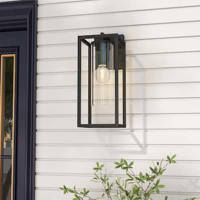 Outdoor Wall Light Lantern Sconce with Glass