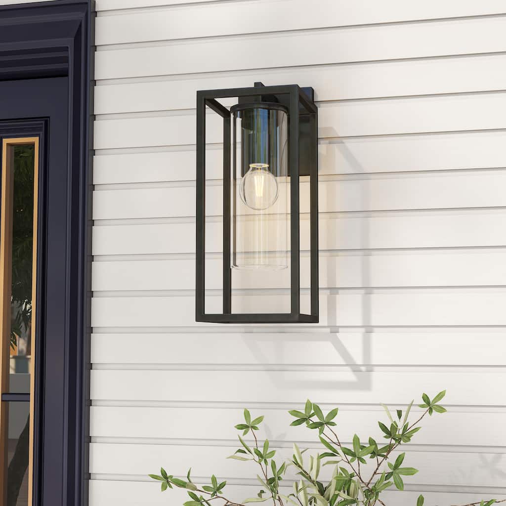 Outdoor Wall Light Lantern Sconce with Glass