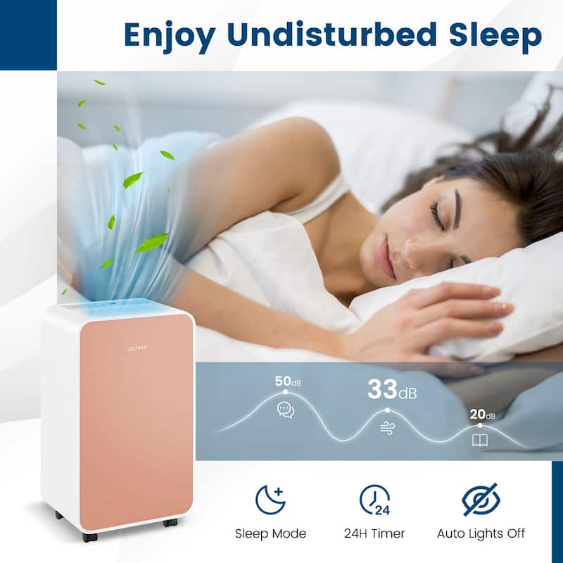 Costway Dehumidifier for Home Basement 32 Pints/Day 3 Modes Portable - See Details