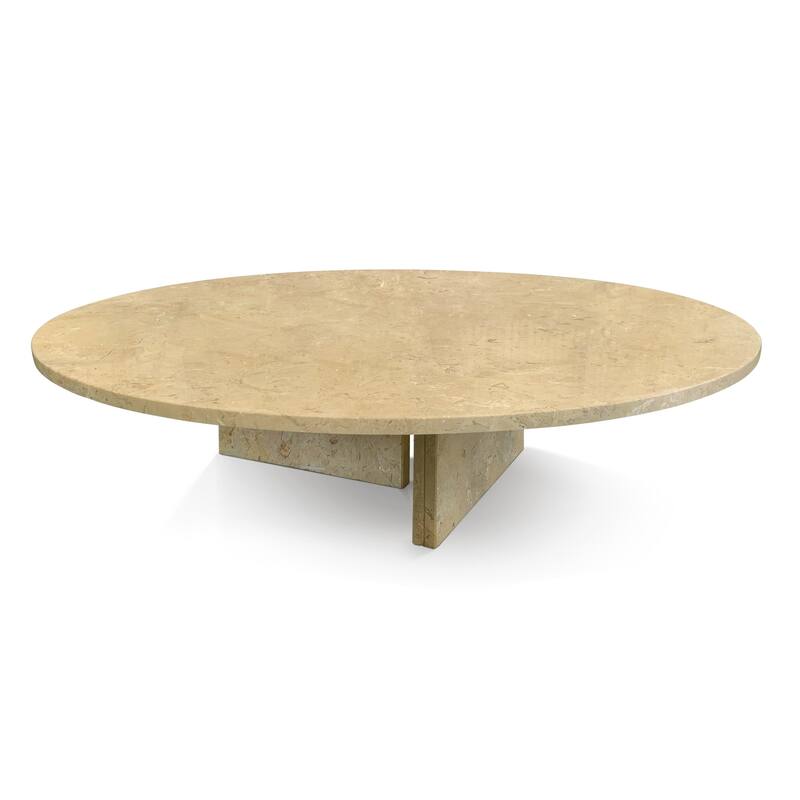 Natural Marble Coffee Table Living Room Table Genuine Marble Table with Natural Stone, for Living Room