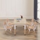 preview thumbnail 9 of 8, Adjustable Kids Table and 4 Chair Set for Ages 2–8, Multi-Function Activity Desk - 47.24 x 23.62 x 18.98-22.52 inch