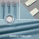preview thumbnail 59 of 95, Deconovo Faux Linen Total Blackout with Coating Curtains (2 Panel)