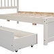 preview thumbnail 5 of 23, Twin Size Wooden Platform Bed Frame with Storage Drawers & Headboard