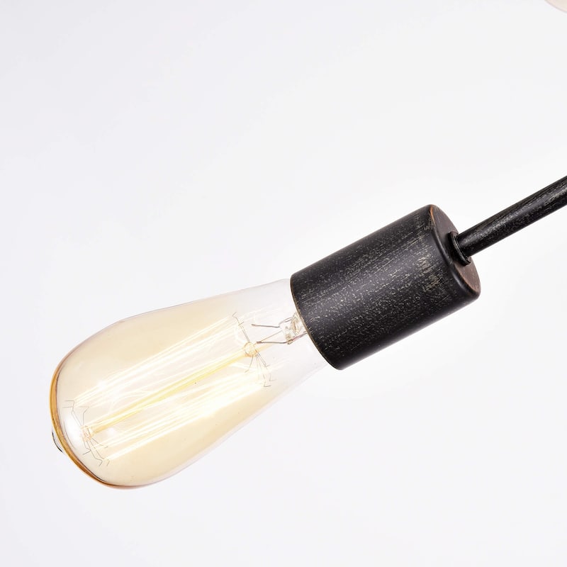 Lorena Sputnik Antique Black 15-Light Industrial Pendant Chandelier