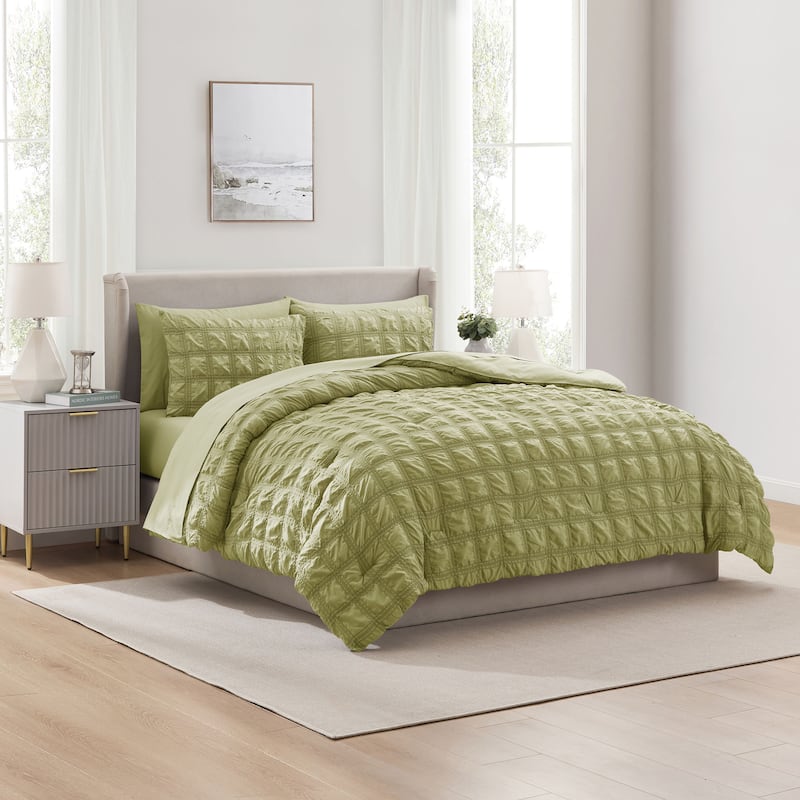 Empyrean Modern Comforter Seer Sucker