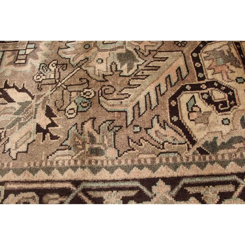 ECARPETGALLERY Hand-knotted Sarabi Brown, Taupe Wool Rug - 7'3 x 11'0