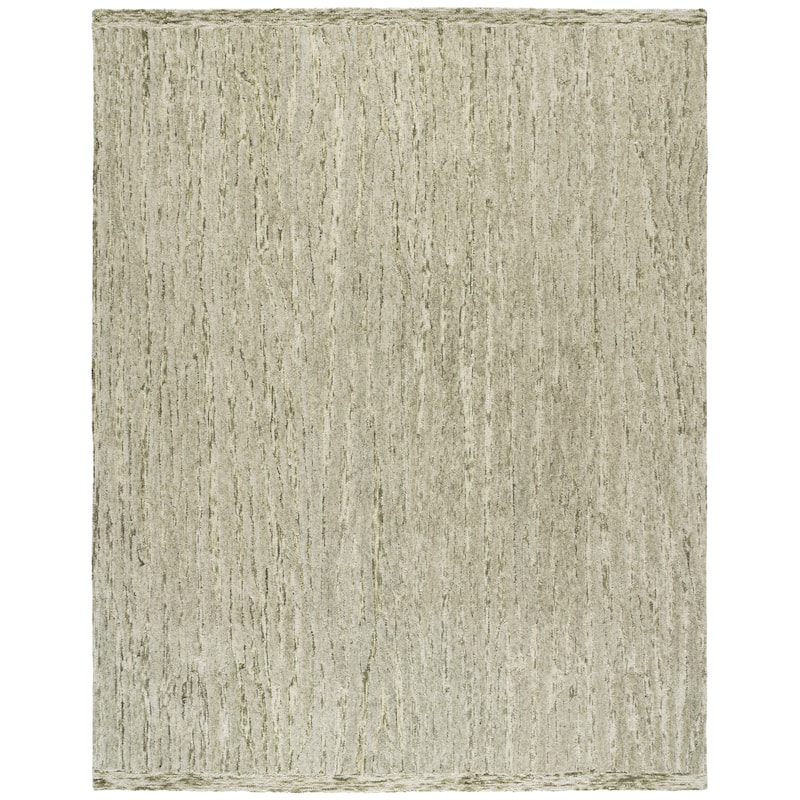 SAFAVIEH Handmade Abstract Herondina Wool Rug - 8' x 10' - Green/Ivory