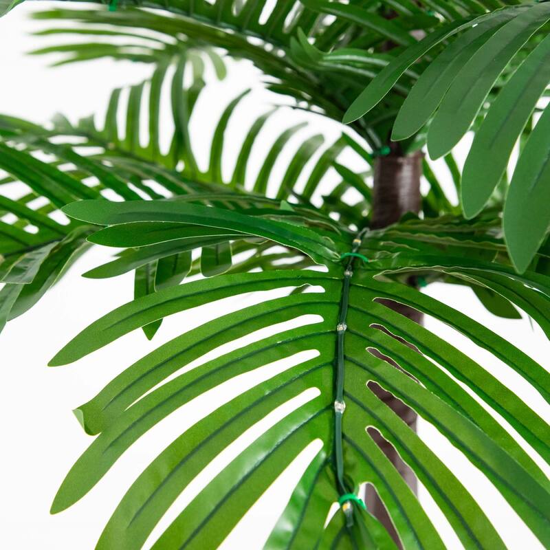 Pre-Lit Palm Artificial Tree - 6' - Warm White LED Lights