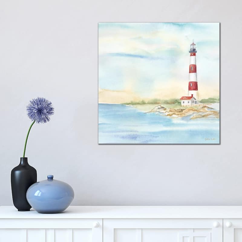 iCanvas "East Coast Lighthouse III" by Cynthia Coulter Canvas Print - 18x18x1.5