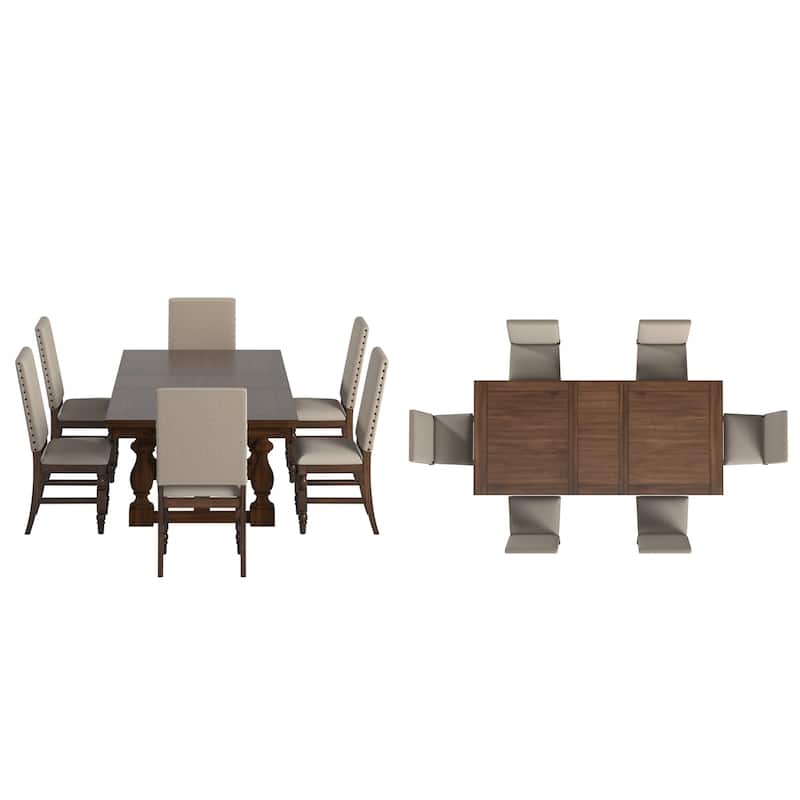 Lubeck 75.5-95.5" Extending Dining Set