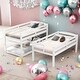 preview thumbnail 2 of 13, 3 Beds In 1 Twin Size Triple Bunk Bed With Storage Staircase,Separate Design for Bedroom