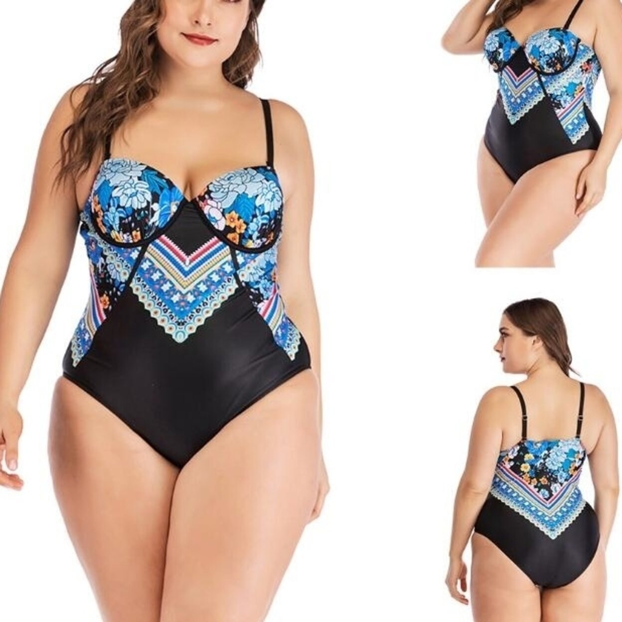 plus size bandeau bathing suits