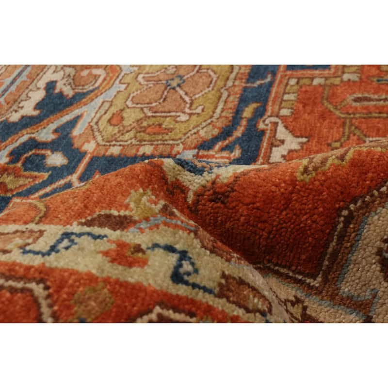 ECARPETGALLERY Hand-knotted Jules Sultane Dark Copper Wool Rug - 8'1 x 11'0
