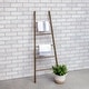 preview thumbnail 1 of 1, Furniture Pipeline Calluna Reclaimed Wood Rustic Accent Ladder Brown