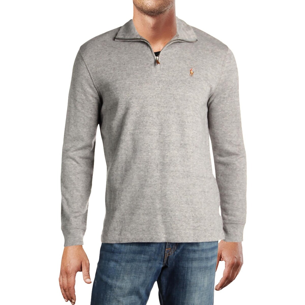 polo pullover sweater
