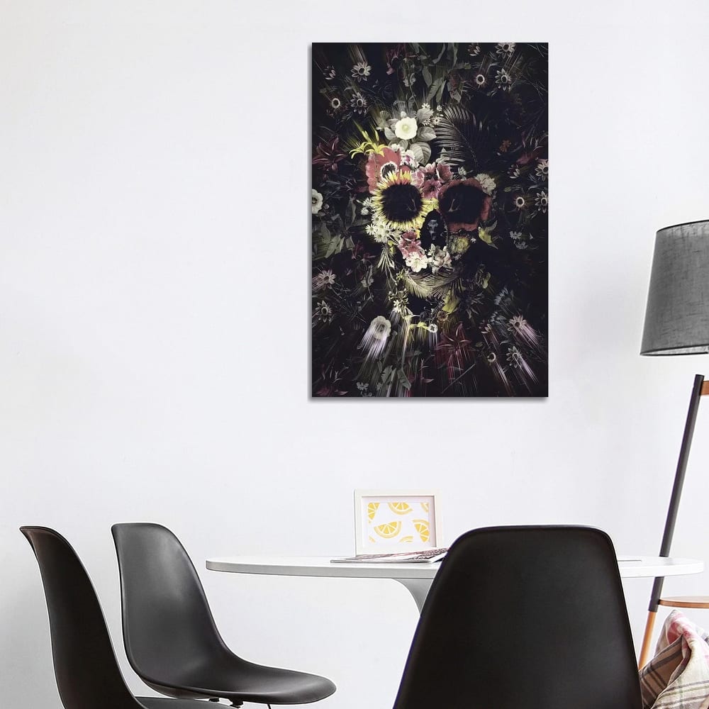 iCanvas "Garden Skull" by Ali Gulec Canvas Print