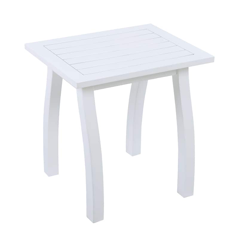 Lucca Outdoor Acacia Wood Side Table by Christopher Knight Home