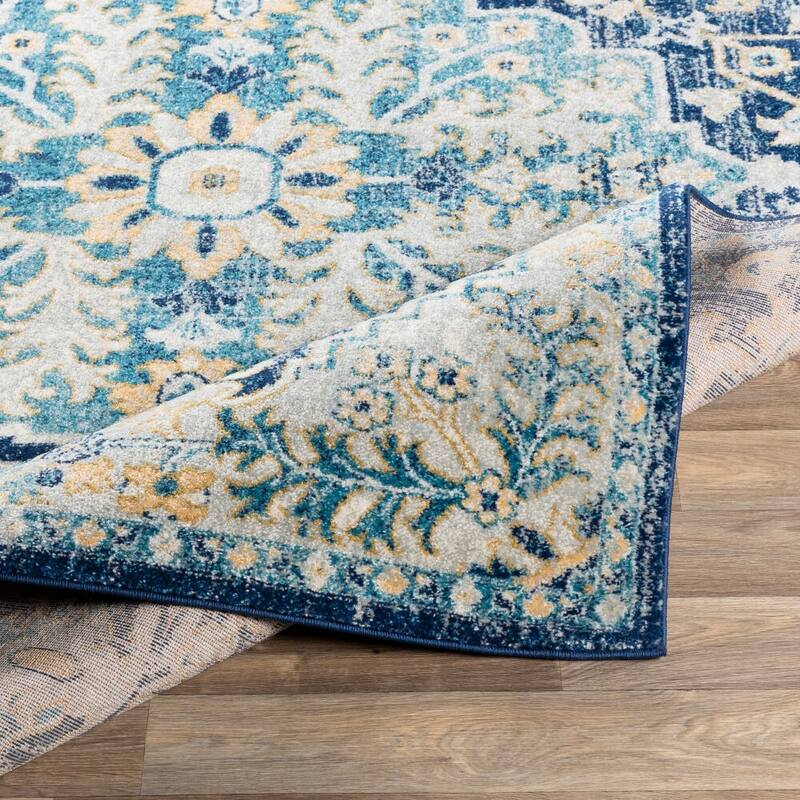 Livabliss Traditional Murat Medallion Area Rug