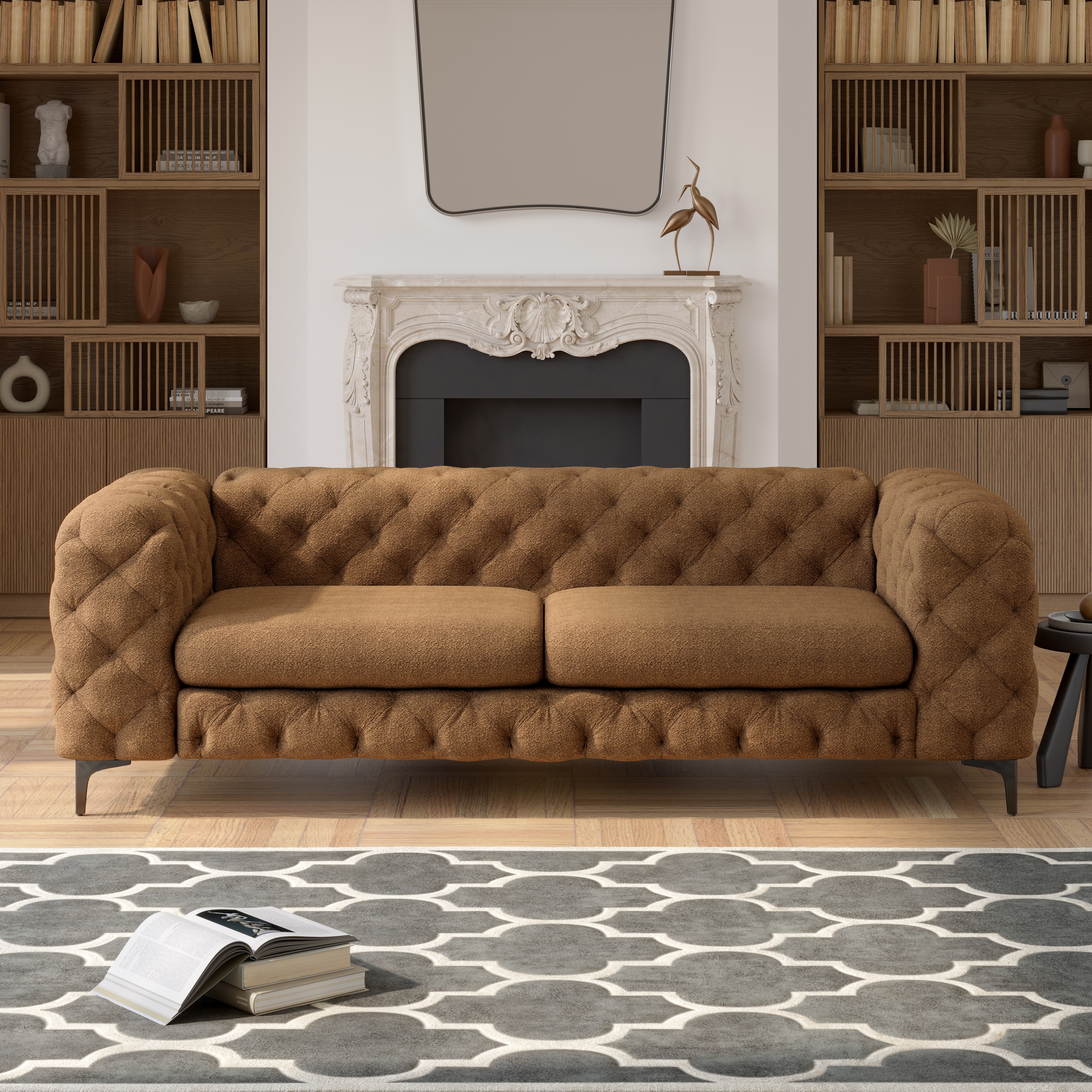 Brown Glam Sofas Bed Bath Beyond