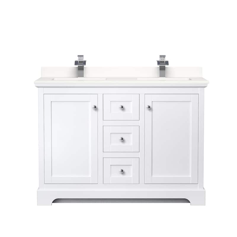 Wyndham Collection WCV232348D-QTZ-UNSMXX Avery 48" Free Standing